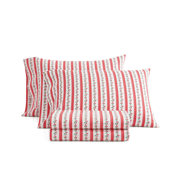 Martha Stewart Rose Ribbon Sheet Set