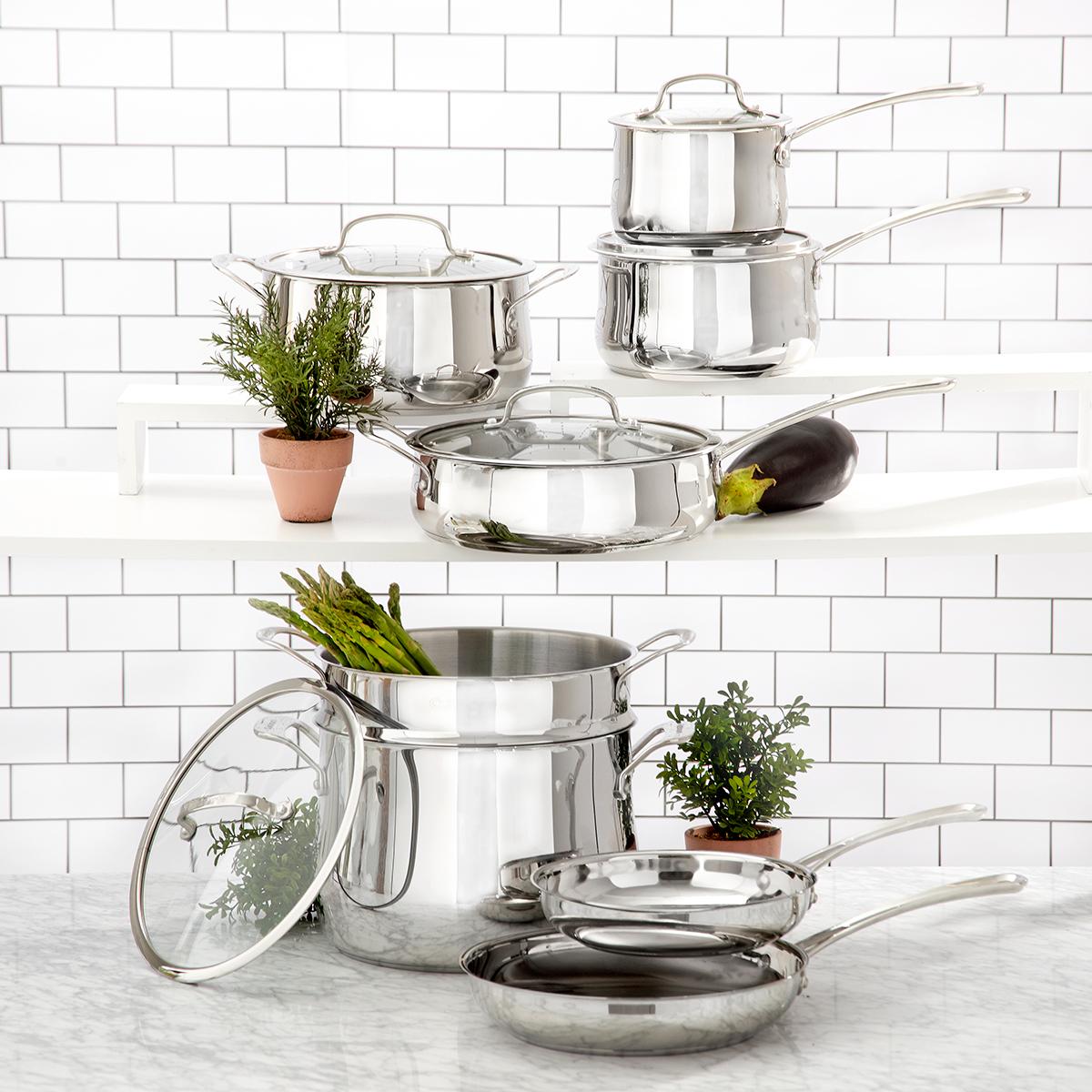 Cuisinart® Contour™ 13pc. Stainless Steel Cookware Set