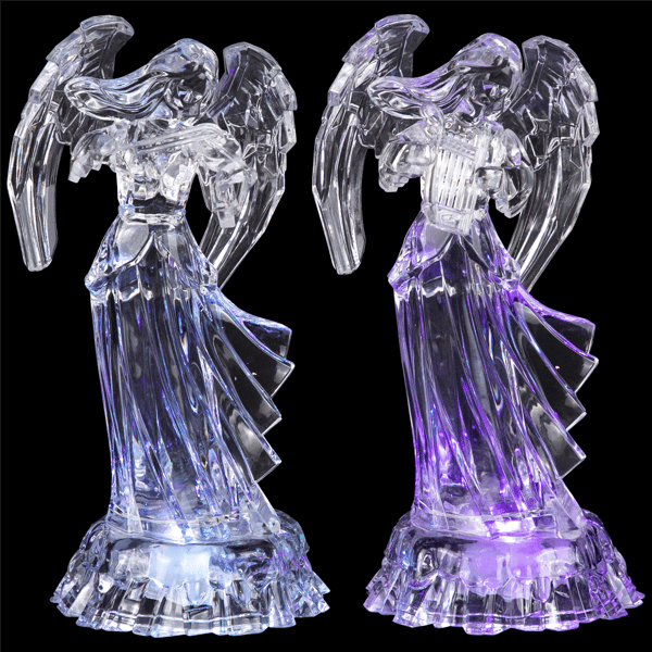 Northlight 2pc. LED Color Changing Angel Acrylic Christmas Décor