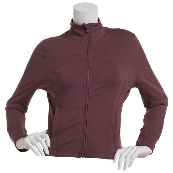 Juniors Love Tree Zip Front Performance Jacket - image 