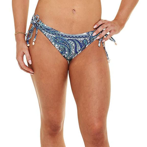 Juniors Raisins & Island Soul Sweet Side Paisley Tie Swim Bottoms - image 