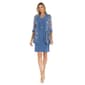 Womens R&M Richards Puff Print Jacket Dress - image 1