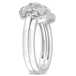 Diamond Classics™ 1/5ctw. Diamond Sterling Silver Bridal Ring Set