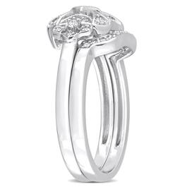Diamond Classics&#8482; 1/5ctw. Diamond Sterling Silver Bridal Ring Set
