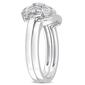 Diamond Classics&#8482; 1/5ctw. Diamond Sterling Silver Bridal Ring Set - image 2