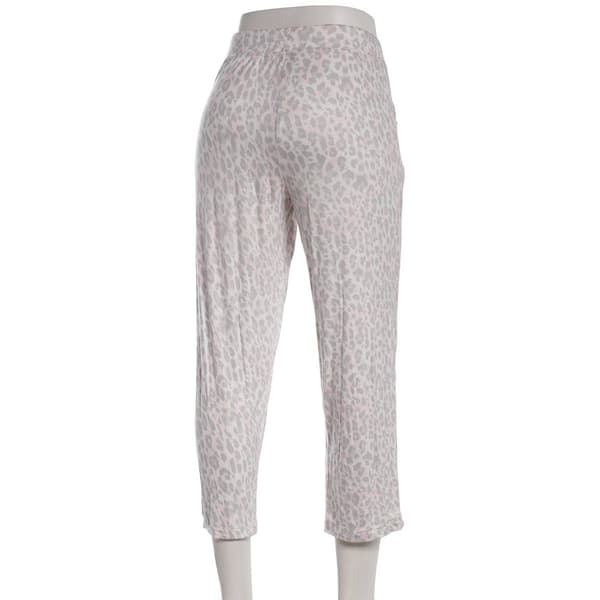 Womens René Rofé® Leopard Capri Pajama Pants