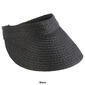 Womens Madd Hatter Braided Straw Clip Visor - image 2