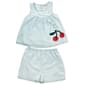 Girls (4-6x) Lone Star Kids 2pc. Cherry Denim Short Set - image 2