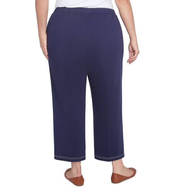 Plus Size Alfred Dunner Block Island Daisies Ankle Pants