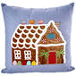 Gingerbread Shore House Decorative Pillow - 16x16 - image 1