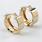 Candela 14kt. Yellow Gold Wide Hoop - image 1
