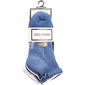 Womens Steve Madden 6pk. Solid Lettuce Edge Quarter Socks - image 1
