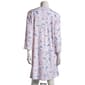 Plus Size Karen Neuburger Long Sleeve Floral Henley Nightshirt - image 2