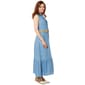 Womens Kathy Ireland Collar Ruffle Hem Belted Shirtdress - image 4
