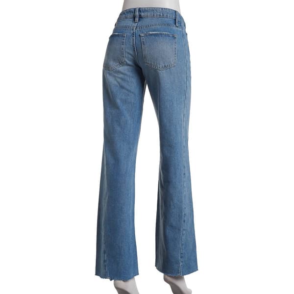 Juniors YMI&#174; Comfort Cropped Wide Leg Denim Jeans