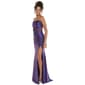 Juniors Emerald Sundae Glitter Ruch Illusion Corset A-Line Dress - image 5
