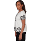 Petite Alfred Dunner Crowd Pleaser Scalloped Paisley Blouse - image 4