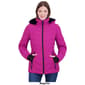 Womens HFX Stretch Puffer Jacket w/Faux Fur Hood - image 4