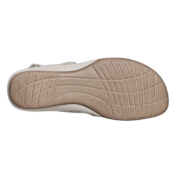 Womens Easy Spirit Hartwell Snakeskin Strappy Sandals