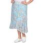 Plus Size Ruby Rd. Garden Variety Paisley Tile Pull On Skirt - image 3
