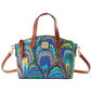 Dooney & Bourke Plumes Ruby Satchel - image 1