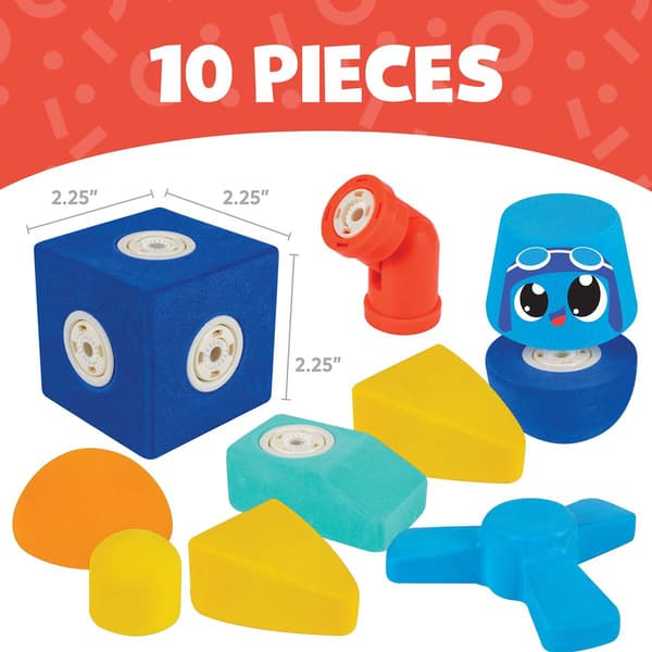 Blockaroo™ Magnetic Foam Building Blocks - Plane