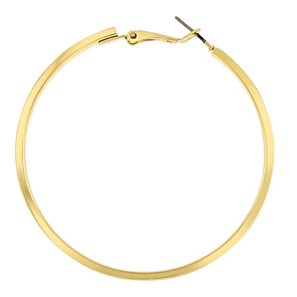 Design Collection 55mm Gold-Tone Hoop Earrings