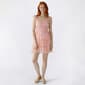 Juniors No Comment Elastic Waist Double Flutter Strap Tier Dress - image 1