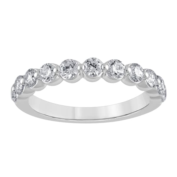 Nova Star(R) 14kt. White Gold 1ctw. Lab Grown Diamond Band Ring