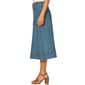 Womens Democracy “Ab”solution® Snap Front A-Line Denim Skirt - image 3