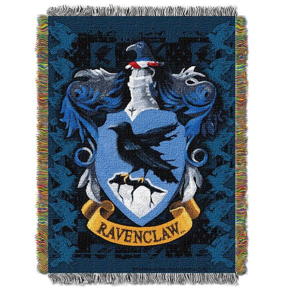 Northwest Harry Potter Ravenclaw Crest Woven Tapestry Throw - image 