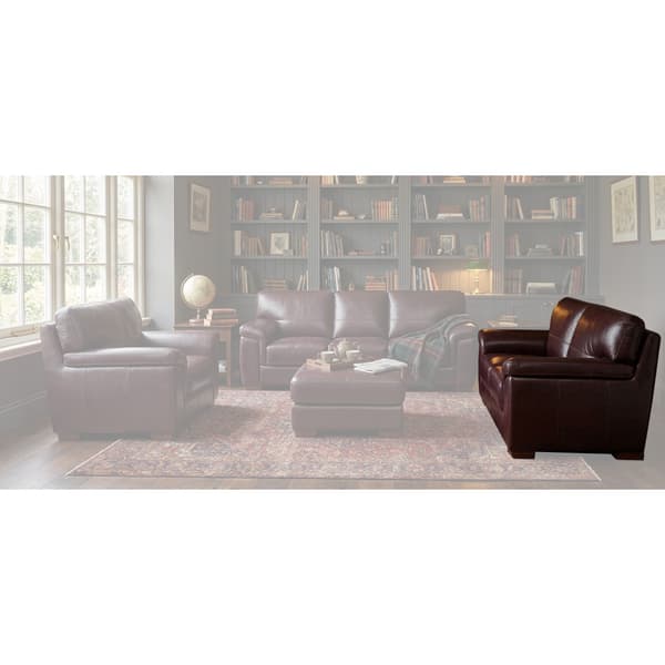 Homestead Leather Loveseat - image 