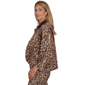 Petite Ruby Rd. Game of Luxe Leopard Denim Jacket - image 4
