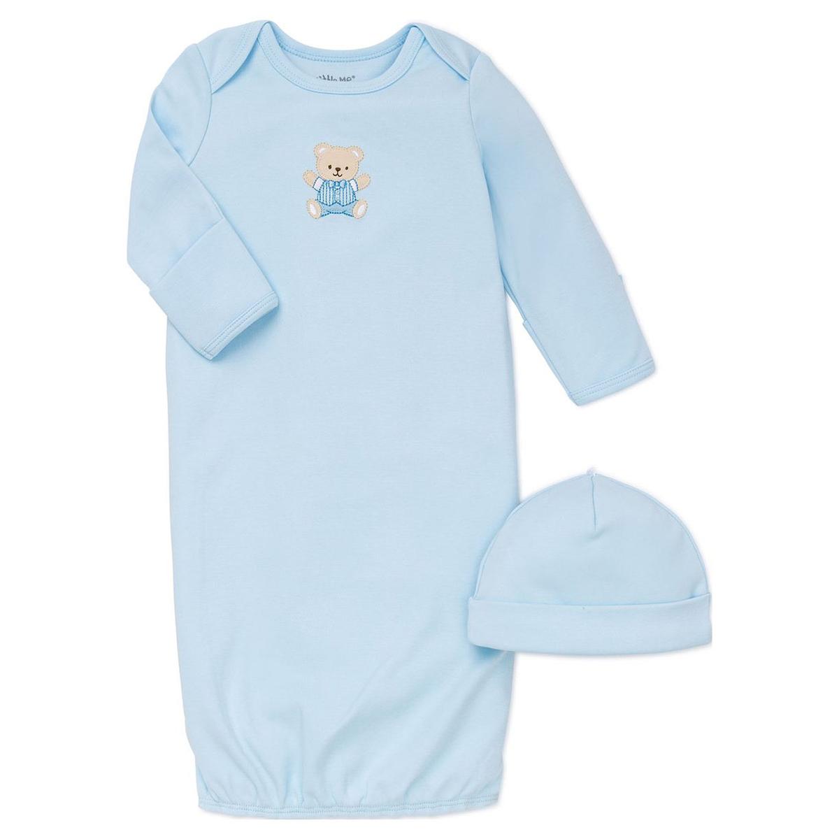 Baby Boy (NB-3M) Little Me® Cute Bear Sleeper Nightgown &...