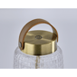 Adesso Samara Cordless LED Table Lantern with Iron & Glass Shade - image 3