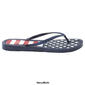 Womens Capelli New York Stars Stripes Flip Flop Sandals - image 3