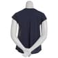 Womens Kiwi Fresh Short Sleeve Butterfly Graphic Tee - Navy - image 3