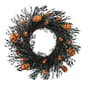 Northlight Seasonal 22in. Unlit Skulls &amp; Spiders Halloween Wreath - image 1