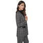 Womens DKNY Long Sleeve One Button Plaid Blazer - image 3