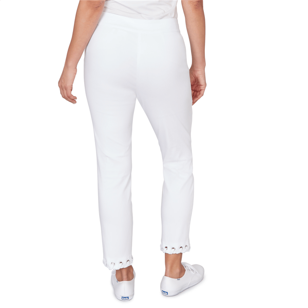 Womens Emaline Verde Grove I Lace Grommet Straight Leg Pants