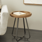 9th & Pike® Bohemian Brown Wood Accent Table - image 2