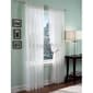 Roma II Voile Sheer Rod Pocket Curtain Panel - image 1