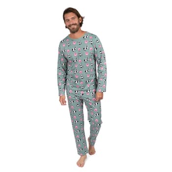 Mens Leveret 2pc. Cow And Barn Pajama Set - Boscov's