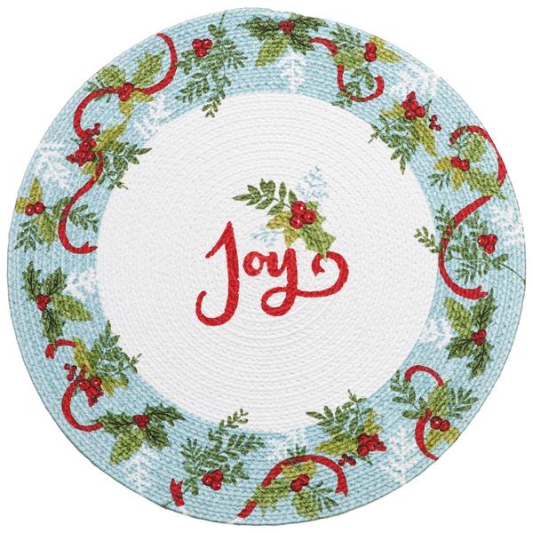 Kay Dee Christmas Morning Braided Placemat - image 