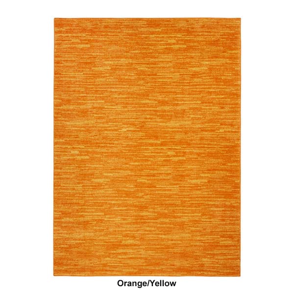 Nourison Essentials Two-Tone Indoor/Outdoor Large Area Rug