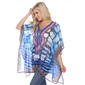 Womens White Mark Blue Aqua Caftan - image 3