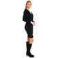 Juniors Jolie & Joy Ruched Rib Knit Surplice A-Line Dress - image 4