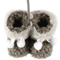 Northlight High Pile Fleece Winter Booties Christmas Ornament - image 3