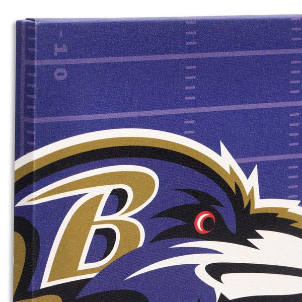 Open Road Ravens Logo Stretched Canvas