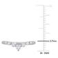 Platinum Plated 3/8ctw. Lab Grown Diamond Ring - image 4
